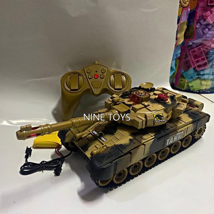 Super RC TANK REMOTE CONTROL TANK MILLITARY ARMY TANK WAR TANK BESAR MAINAN MOBIL REMOTE
