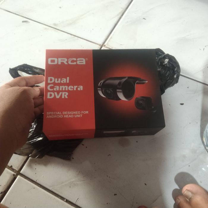 Kamera DVR merek ORCA mobil universal kamera Depan belakang