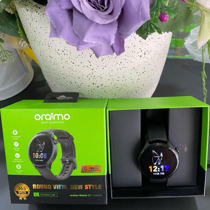 Terlaris Best Quality 100% Original Oraimo Smartwatch Oraimo Watch Er Osw 42 Dengan Tampilan Bulat