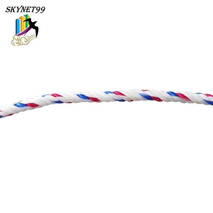 "New" TALI TAMBANG PLASTIK HITAM BINTIK UK 5MM (METERAN )