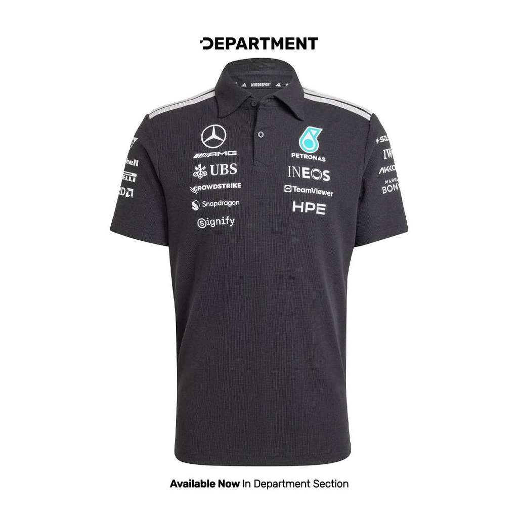 ADIDAS MERCEDES - AMG PETRONAS FORMULA ONE TEAM ENGINEERS Kaos Polo Pria KE5523 ORI