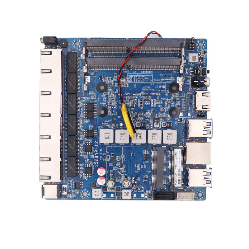 Terbaru Intel Core i5-10210U FC-BGA1528 quad core eight threads Multi network port Motherboard with 