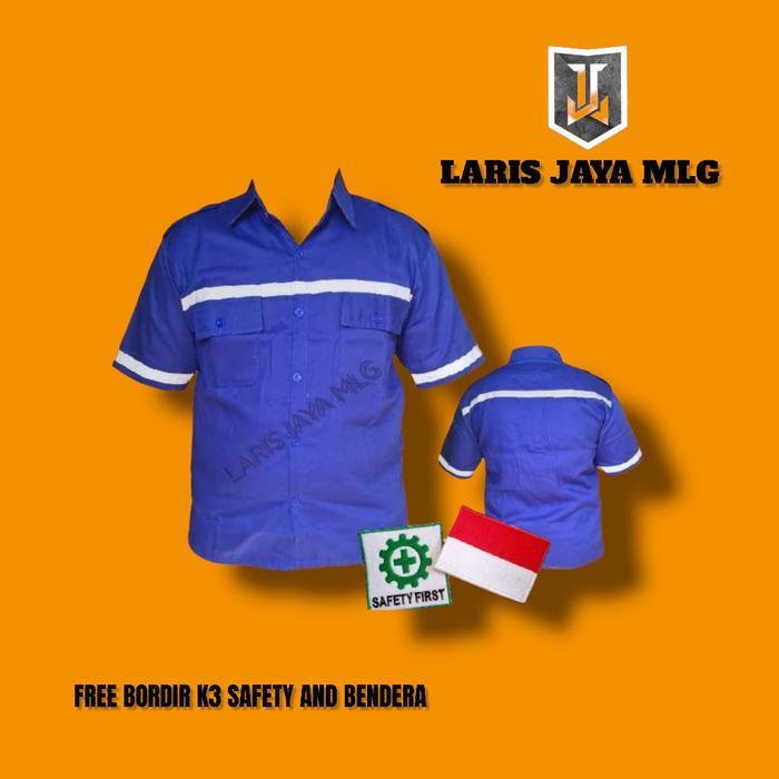 KEMEJA WEARPACK SAFETY ATASAN LENGAN PENDEK