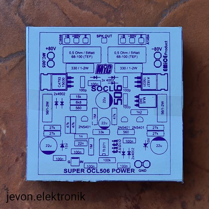 Driver Power Super Ocl 500 Watt 506 Fiber Premium Mic Terbaik