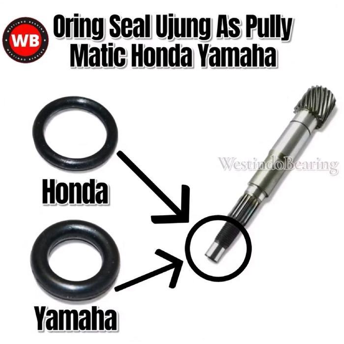 Ready Oring Seal Ujung As Pully Motor Matic Universal Neww