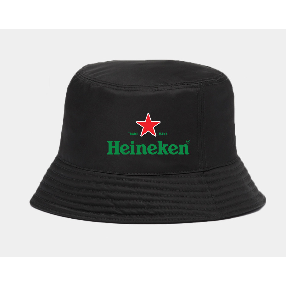 Topi bucket Heineken logo