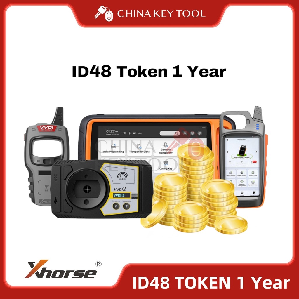 Xhorse VVDI OBD48 Clone ID48 96bit Copy Each Day 3 Tokens for One Year Suitable for VVDI MINI/
