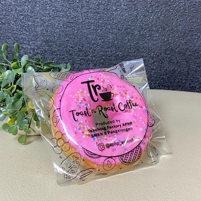 Sablon plastik roti tawar uk 25x35 tanpa lem sablon per 100pcs