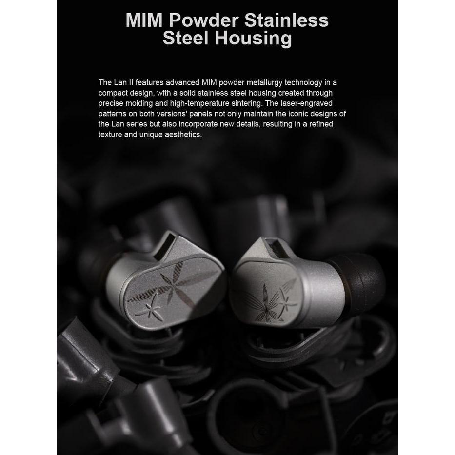 MOONDROP LAN II SINGLE DYNAMIC DRIVER IN EAR MONITOR EARPHONE