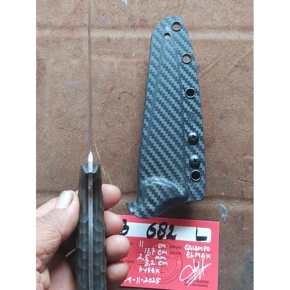 #B682L, Keman Knives, Pisau Berburu, Pisau Bushcraft, Pisau Custom, Pisau Outdoor, Pisau Camping,