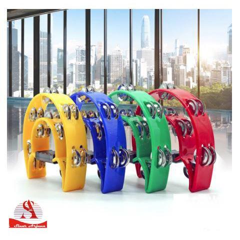 Alat Musik Kecrekan Tambourine Double Ring