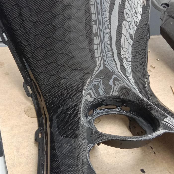 cover dek tangki nmax old karbon