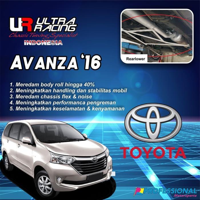 Aksesoris Ultra Racing Stabiliser Rear Lower Bar Toyota Avanza 16