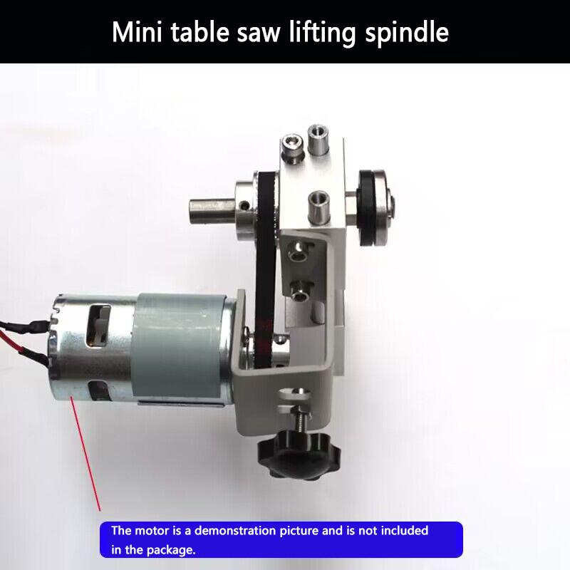 PROMO HARI INI  Bearing Seat Shaft Mini Table Saw Lifting Spindle DIY Woodworking Cutting Polishing 