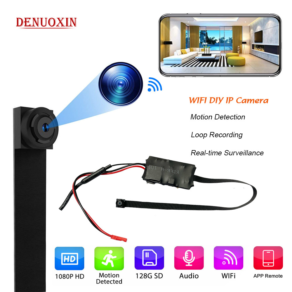 1080P DIY Portable Wifi Ip Mini Camera CCTV Micro Camcorder P2P Wireless Webcam Video Recorder Home