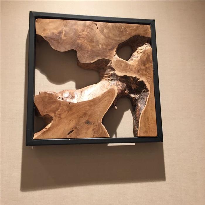 Wall Decor Wood Slice Teak Hiasan Dinding Slice Akar Jati