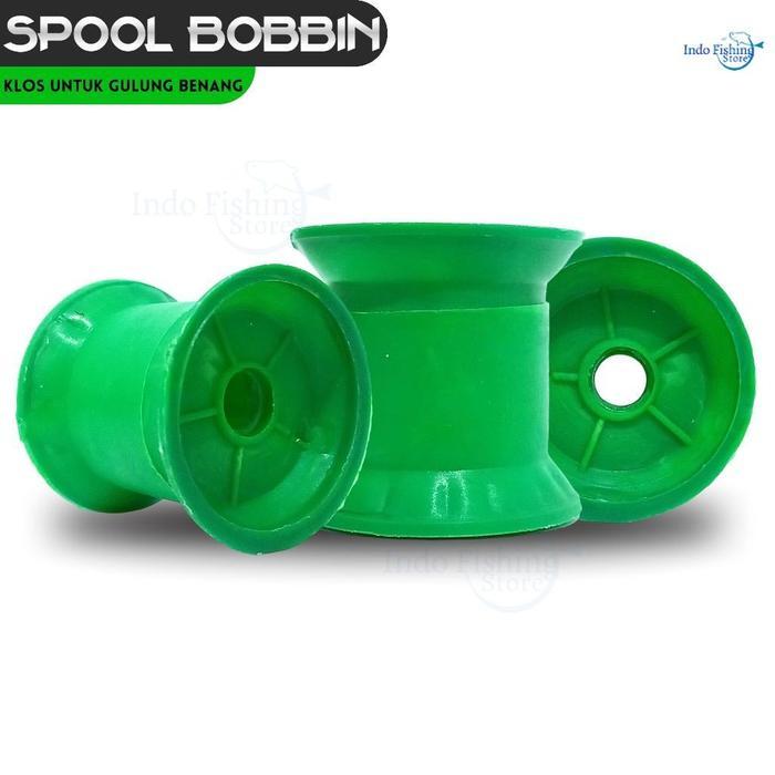 Klos Bobbin Spool 500 yards Spol Bobin Kosongan untuk Gulungan Senar Kevlar Assist Hook Tali Benang