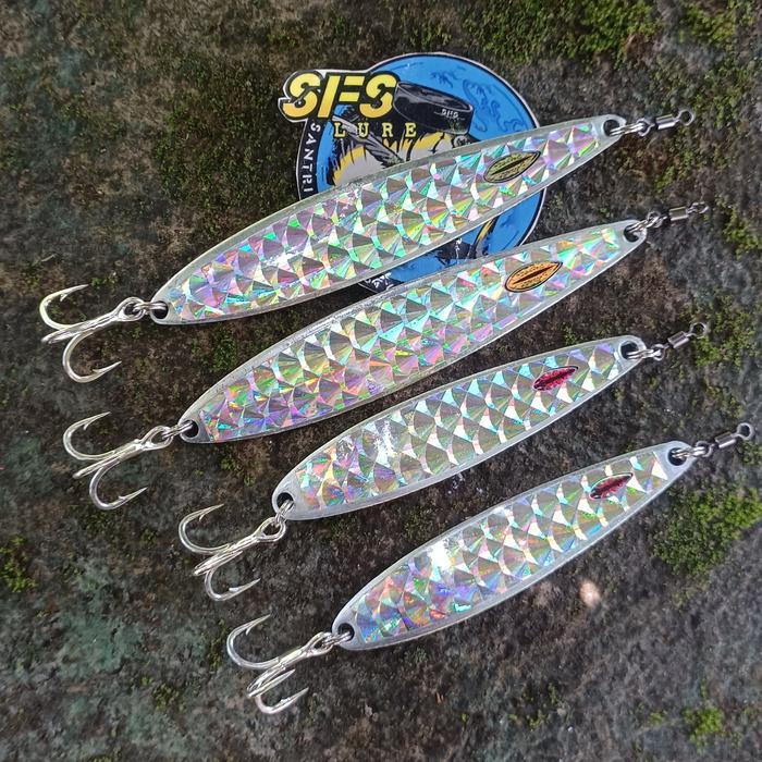 Umpan spoon tenggiri umpan spoon umpan casting tengiri umpan pancing spoon jig umpan spon umpan