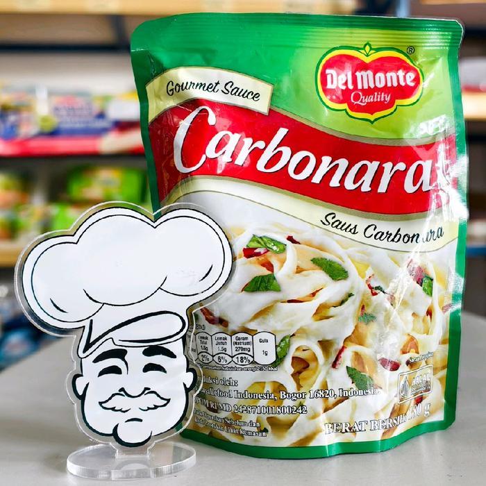 Delmonte Saus Carbonara 180Gr / Delmonte Carbonara Sauce 180Gr / Saus Carbonara Delmonte 180Gr
