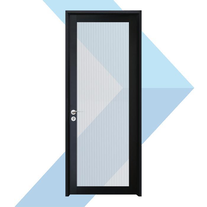 ALPHAMAX Max 11 - KC FL Pintu Rumah Pintu Kantor Pintu Gudang Pintu Aluminium Kaca Fluted/Morru  90 