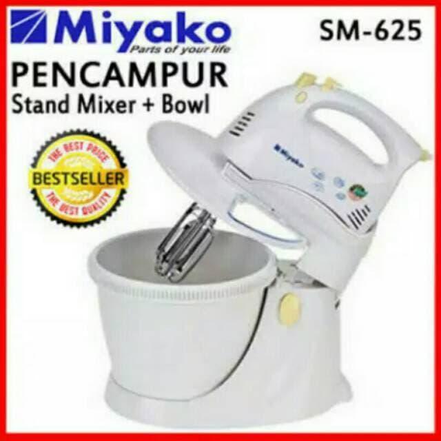 Stand Mixer Com Miyako Mangkok Duduk Sm625 Sm 625