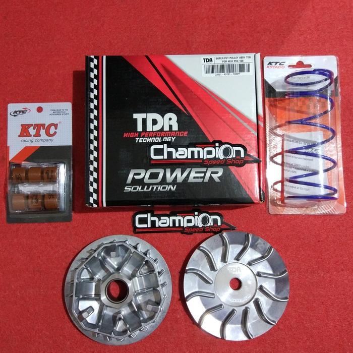 Paket Upgrade Pulley Cvt Rumah Roller Tdr Ktc Kytaco Pcx 150 Lokal