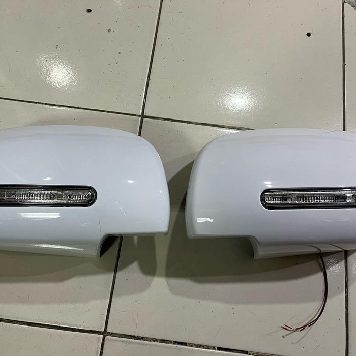 Cover Spion Lampu Sen Sein Grand Innova 2012-2015 Putih 1 Set 2Pcs Kiri Kanan