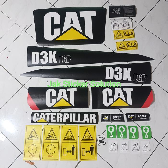 Stiker Dozer Cat D3K Lgp Sticker Dozer Caterpillar
