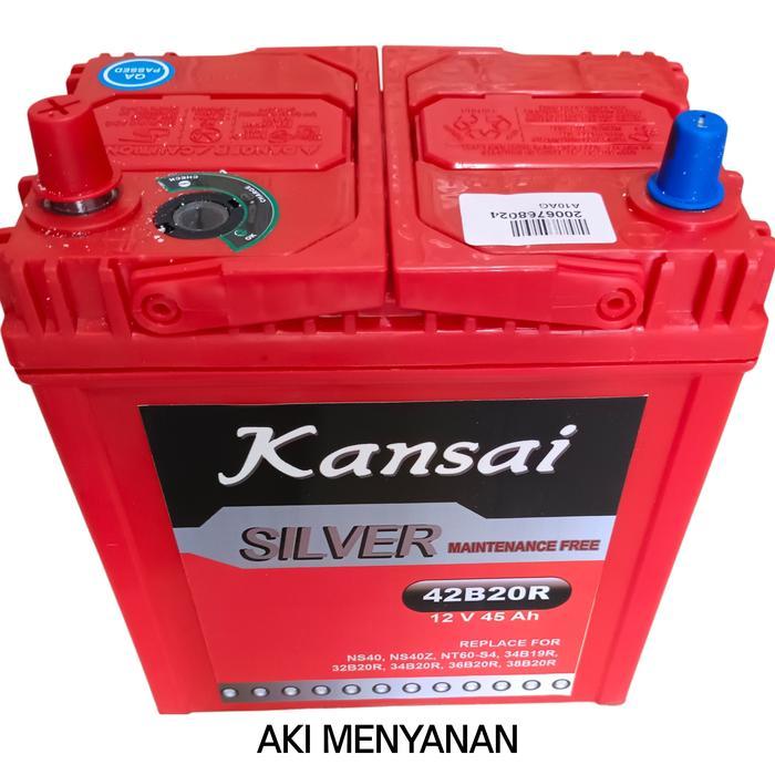 Aki Wuling Air Ev Kansai Jepang Silver Accu Kering Bebas Perawatan