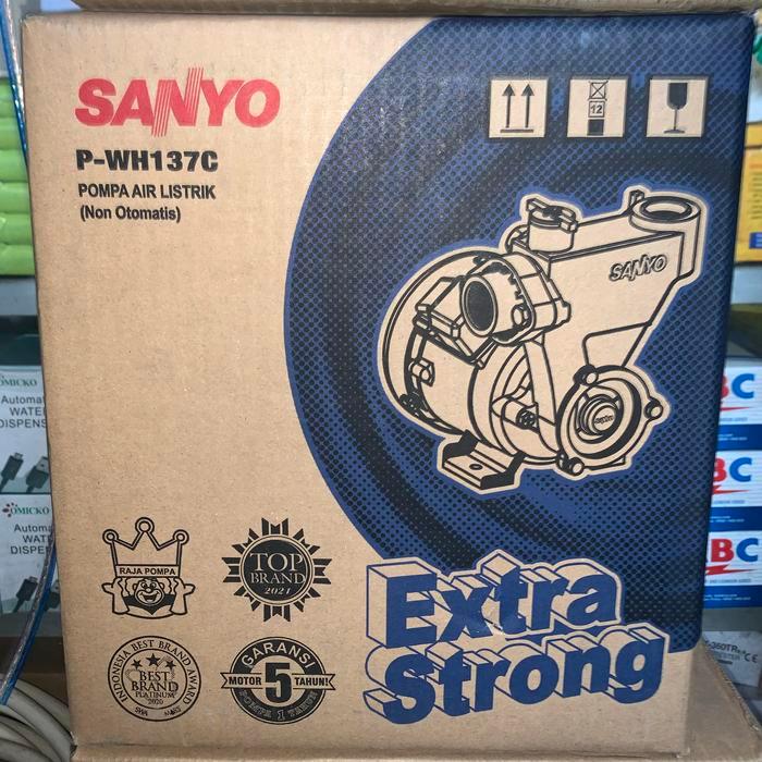 Pompa Air Sanyo P-WH137C Non-Otomatis / Mesin Air Sanyo