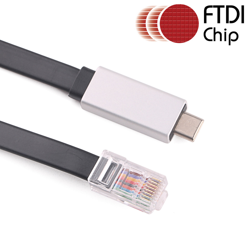 TypeC Console Cable for Cisco ,USB Type C to RJ45 8P8C RS232 Serial Console Cable for Routers