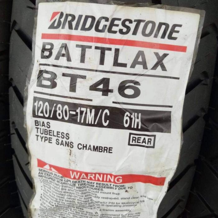 ban luar bridgestone battlax bt46 uk 120/80-17