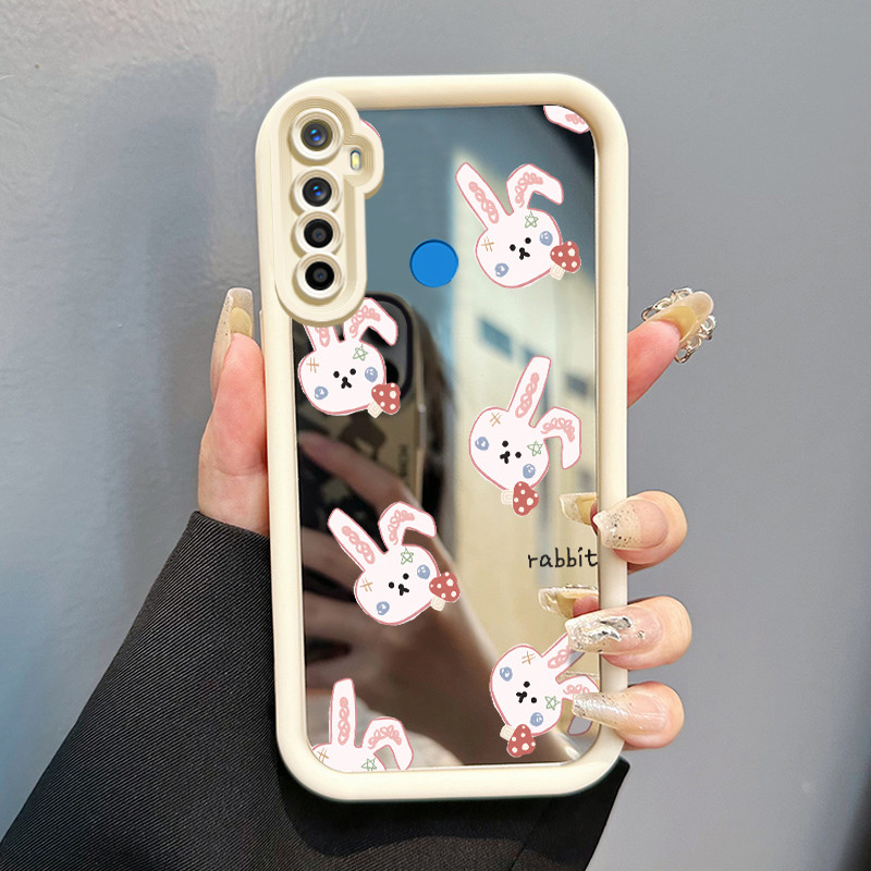 Casing Hp Realme 5 5i 5s 6i C3 C3i Narzo 10 Narzo 10A Narzo 20A Case Casing Penguin dan kelinci Pola