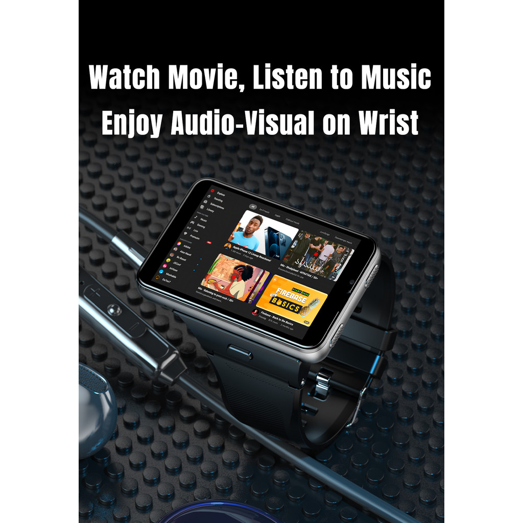 New S999 4G Smart Watch Android 11 MTK6761 Quad Core 4GB 64GB 2.88" HD Large Screen Smartwatch