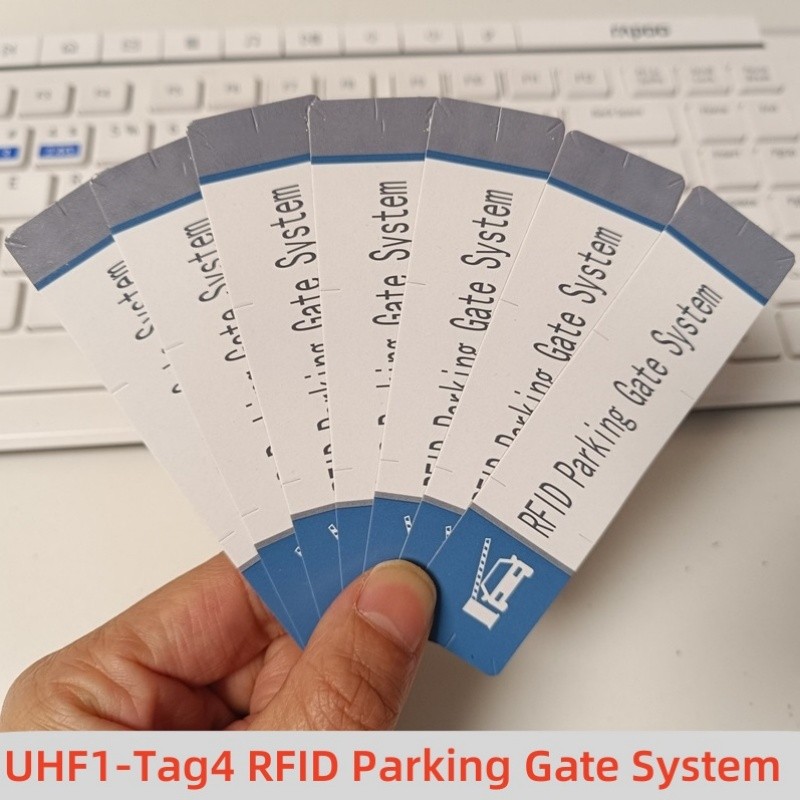 ZK UHF1-Tag4 UHF 860~960mhz Rfid Windshield Tag RFID sticker label for Vehicle Tracking RFID Parking