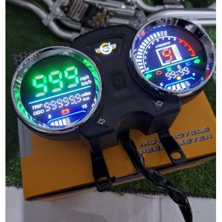 Variasi Motor Custom Spidometer Speedometer LED Digital Rx King 2Tak