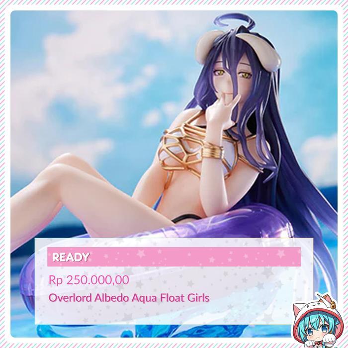 TEREMURAHTERLARIS READY SILAHKAN DIORDER OVERLORD ALBEDO AQUA FLOAT GIRLS