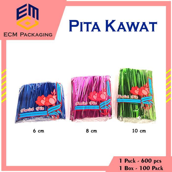 Pita Kawat / Pita Souvenir / Twist Tie 6cm 8cm 10 cm