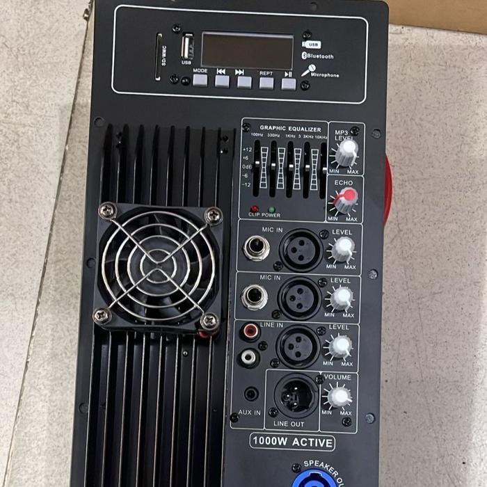 New Power Kit Kipas Mesin Kit Speaker Aktif Bluetooh Usb 1000 Watt 12In 15In 12 Inch 15 Inch Redy