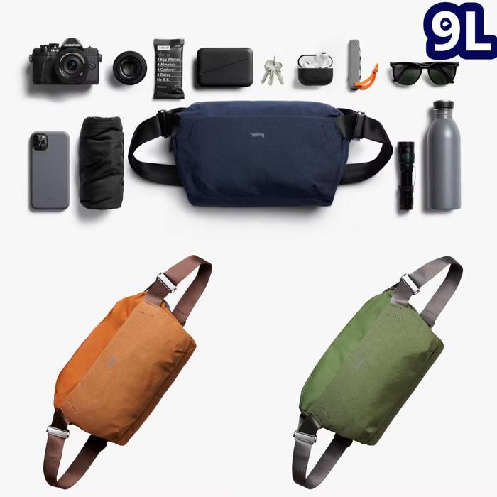 Tas Selempang Minimalis Bellroy Venture Sling 9L Waistbag Bellroy Midnight Blue / Ranger Green