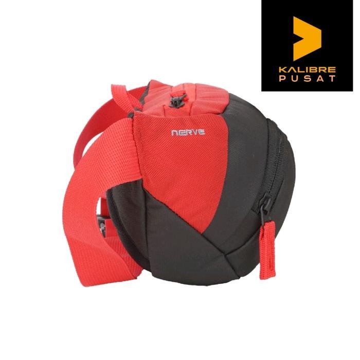 Waist Bag Pria Kalibre Waist Bag Nerve Red 1L Original Tas Pinggang Kalibre Nerve Original Tas