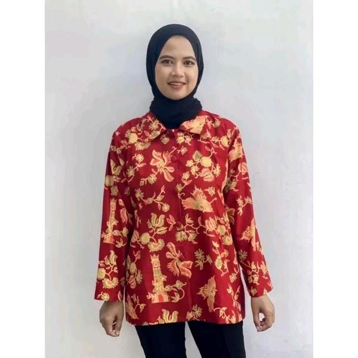 ORIGINAL Seragam blazer wanita dharma wanita persatuan dwp lengan panjang katun ployester premium