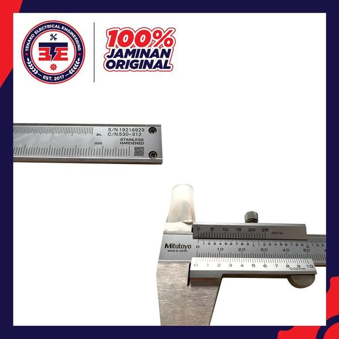 Mitutoyo 530-312 Vernier Caliper / Jangka Sorong 150mm Original Japan