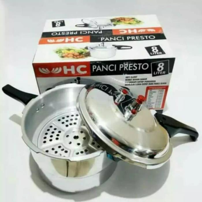 PANCI PRESTO HAPPY CALL / HC PRESS COOKER 8 LITER (TANPA KACA) ORIGINAL QUALITY