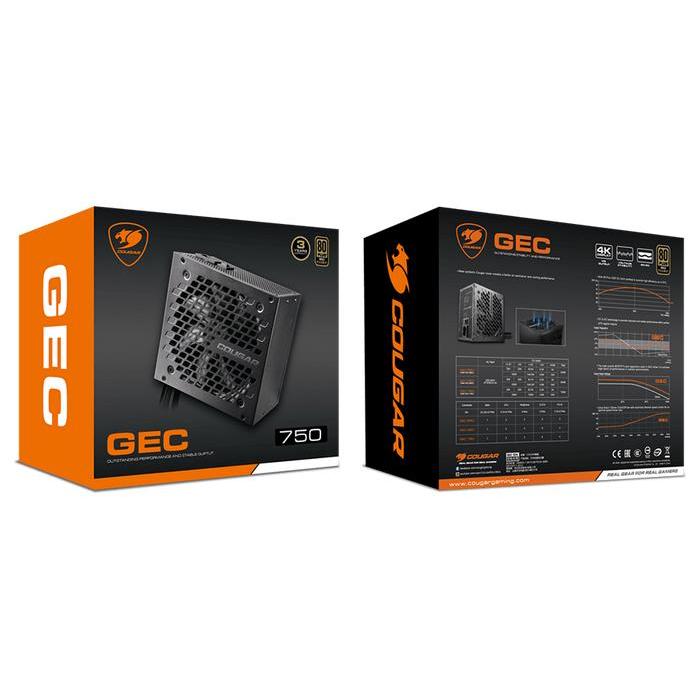 COUGAR GEC 650 WATT 80 PLUS GOLD CERTIFIED PSU