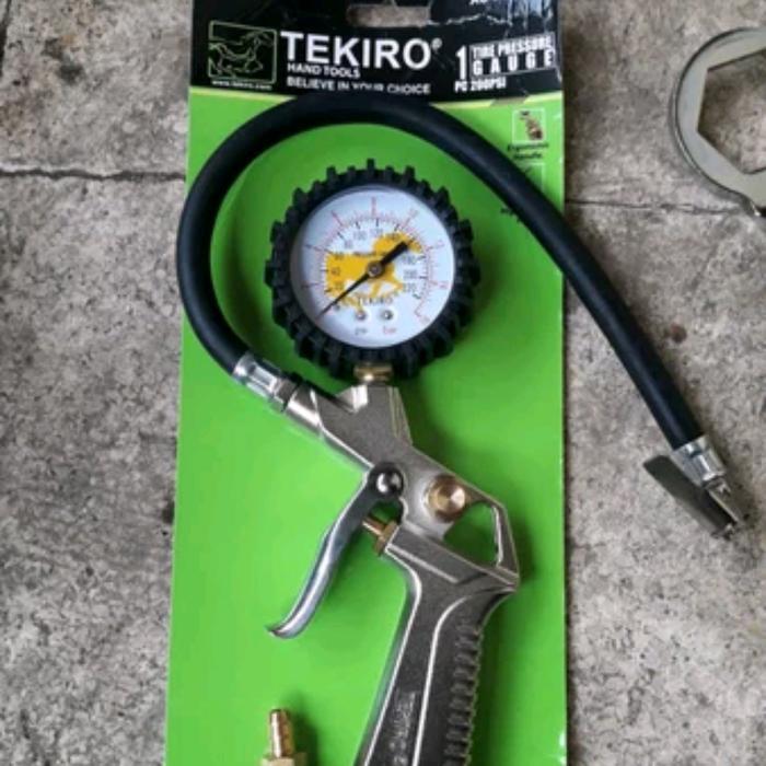 Tire Inflator 3In1 Tekiro Kompresor Alat Pompa Ban Alat Tambah Angin