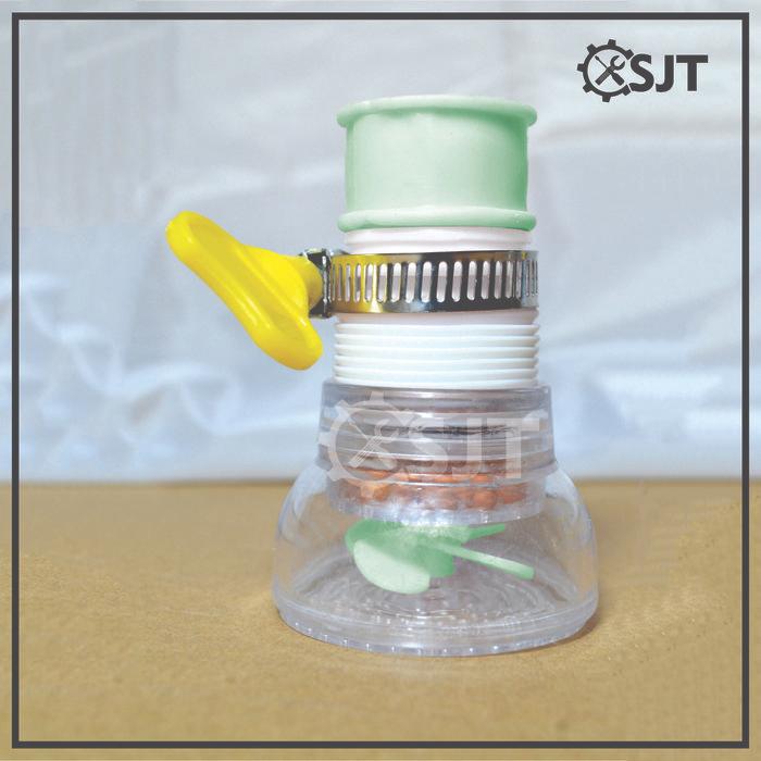 "New" SJT - Mini Shower Head Biru Hijau Pink/ Sambungan Kran Air Cuci Piring Fleksibel Penyaring