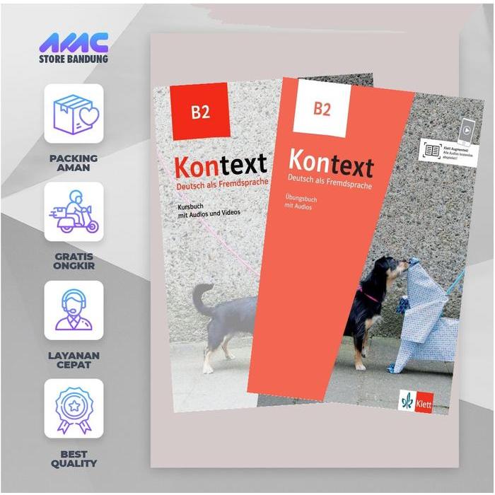 Buku Belajar Bahasa Jerman Kontext B2 Kursbuch & Ubungsbuch