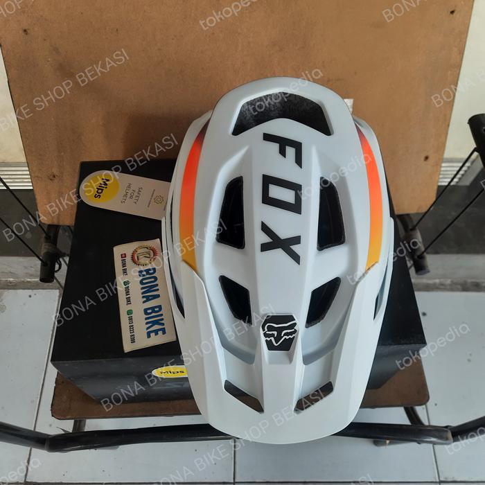 Helm Sepeda Fox Speedframe Mips Vnish White - Helmet