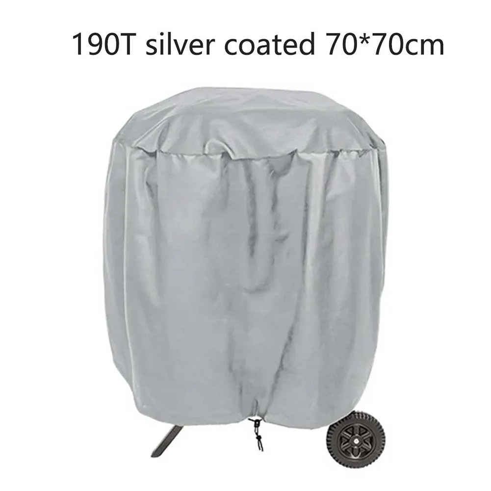 BBQ Grill Cover Garden Grill Shed Waterproof Outdoor Furniture Dust Cover For Weber Grill Storage